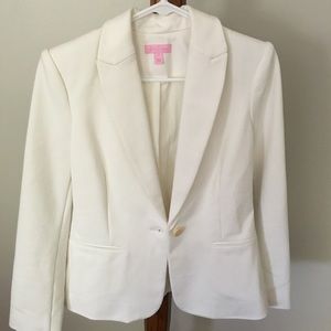 Lilly Pulitzer white blazer